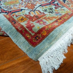 Hand-Knotted Turkish Bijar Wool Runner Rug, 2'9" x 10'