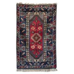 Knots Rugs turco annodato a mano, fine XX secolo