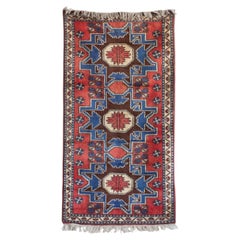 Hand-Knotted Turkish Runner Rug, Late 20th Century