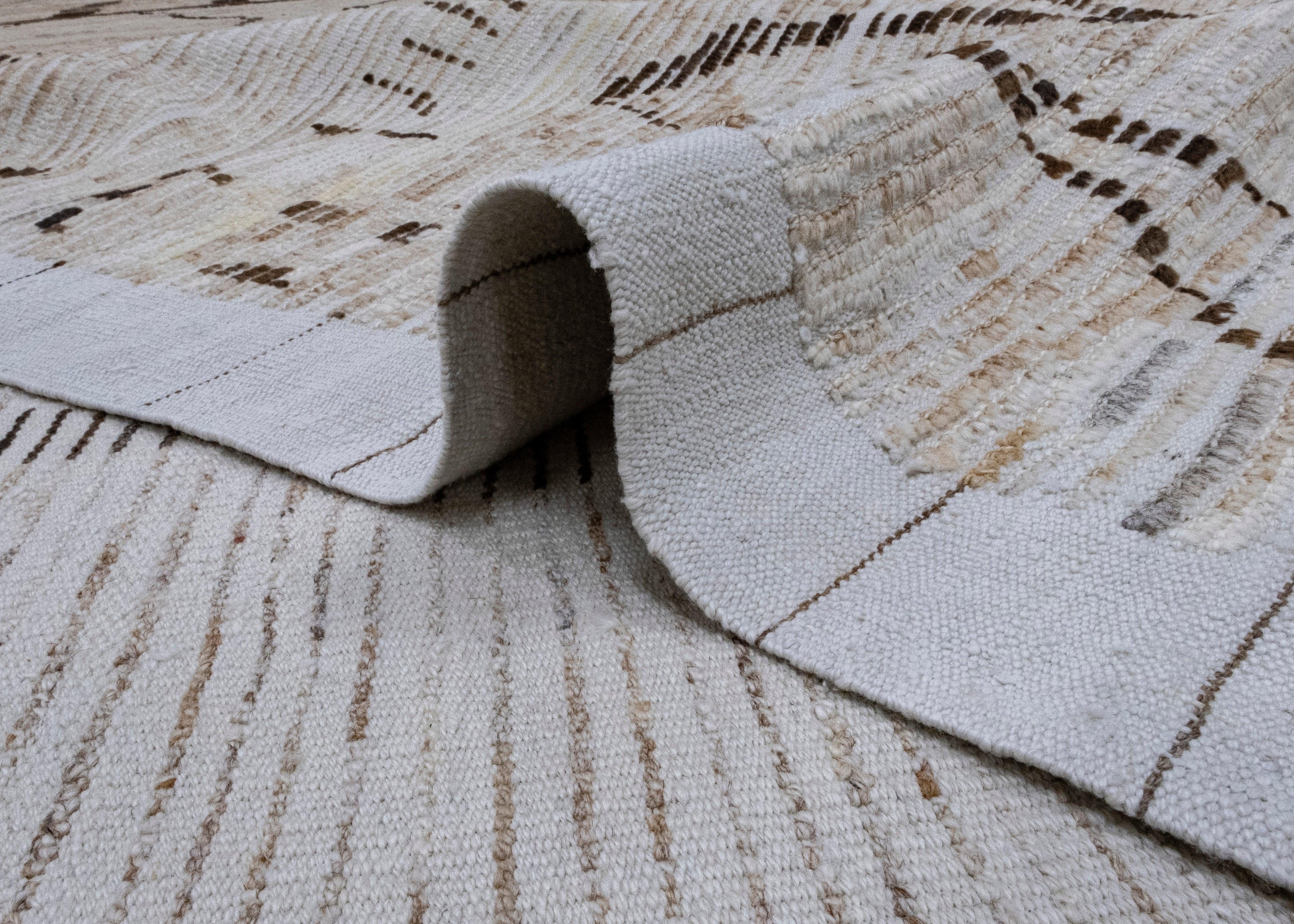 Handgeknüpfter türkischer Tulu-Teppich 11'5
