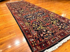Hand-Knotted Turkish Wool Runner Rug 3'2" x 9'6" Classic Carpet
