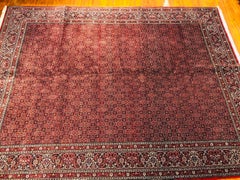 Hand-Knotted Turkish Wool & Silk Rug 10x13 Classic Oriental Carpet