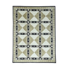 Hand Knotted Versace Design Nepali Pure Wool Oriental Rug