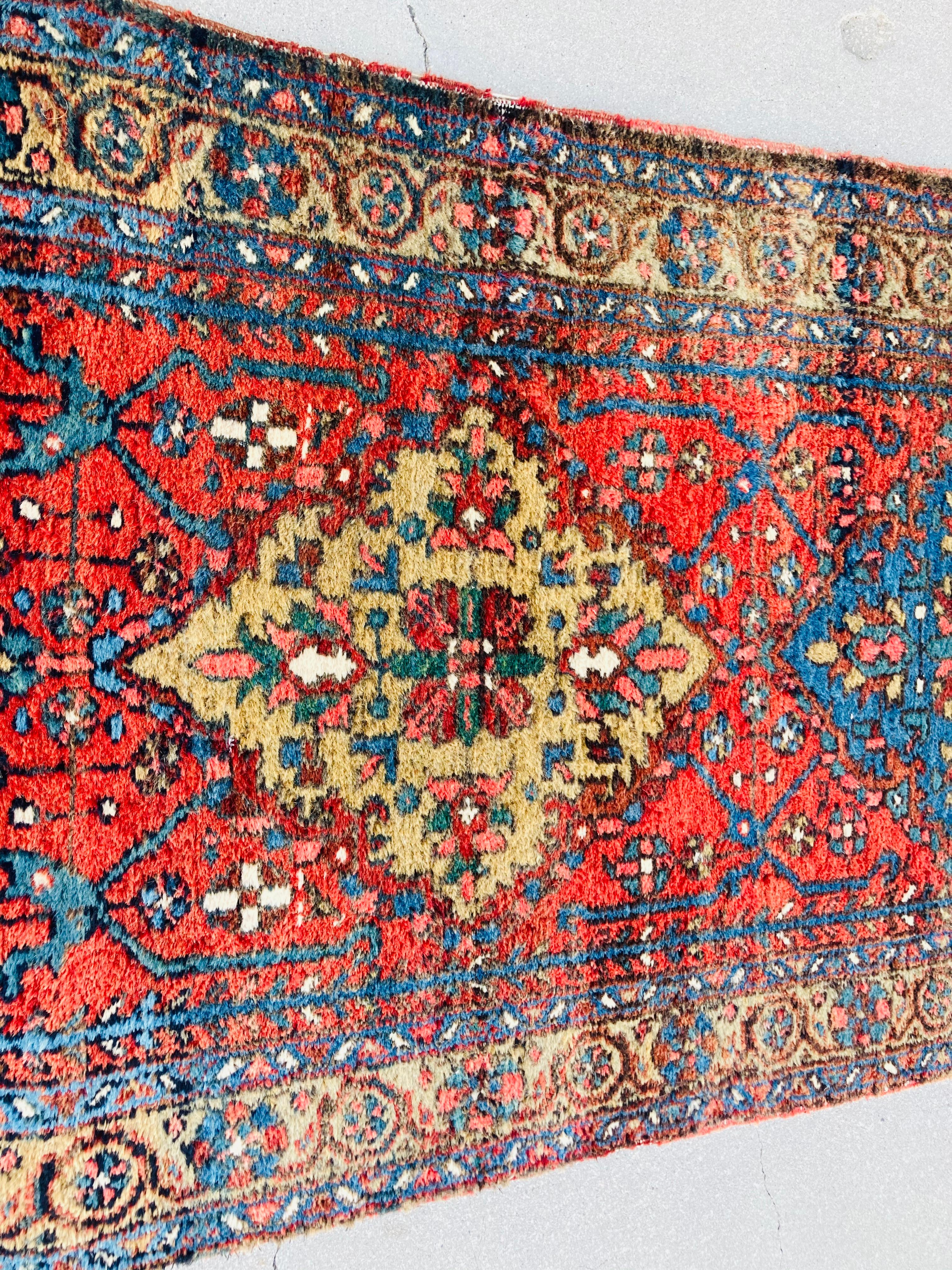 Hand Knotted Vintage Carpet Runner from Turkey For Sale 2