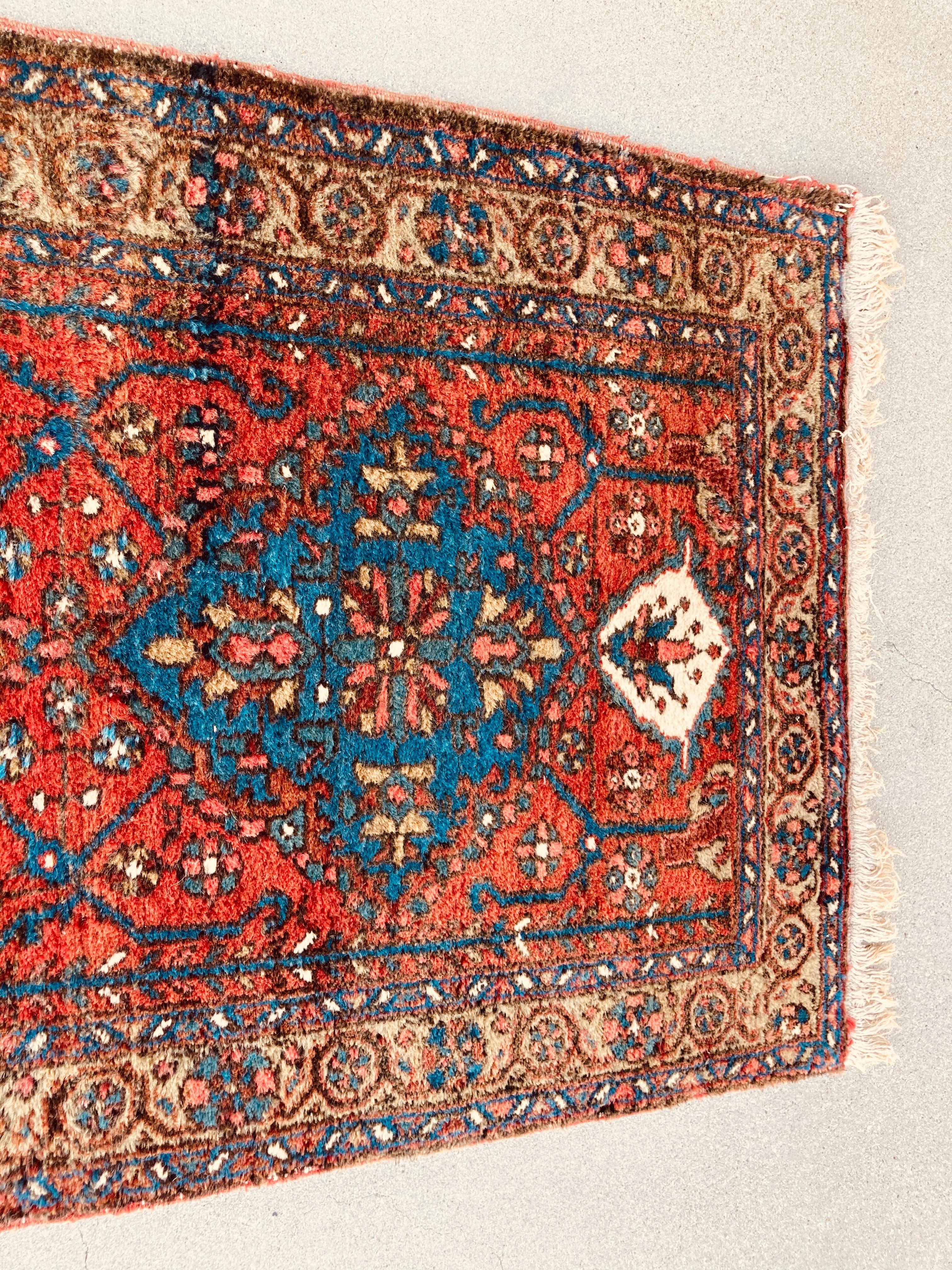 Hand Knotted Vintage Carpet Runner from Turkey For Sale 3