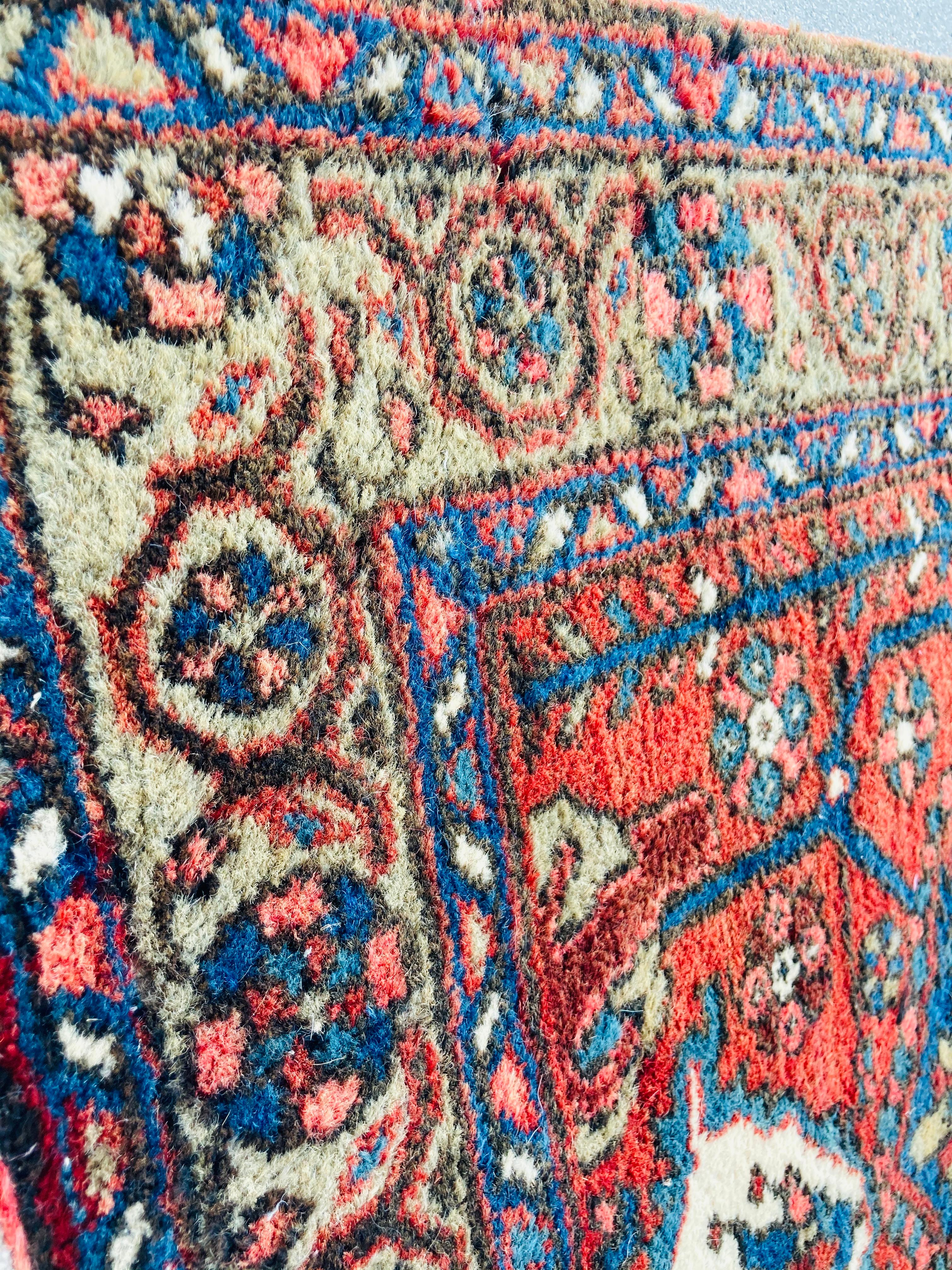 Hand Knotted Vintage Carpet Runner from Turkey For Sale 5