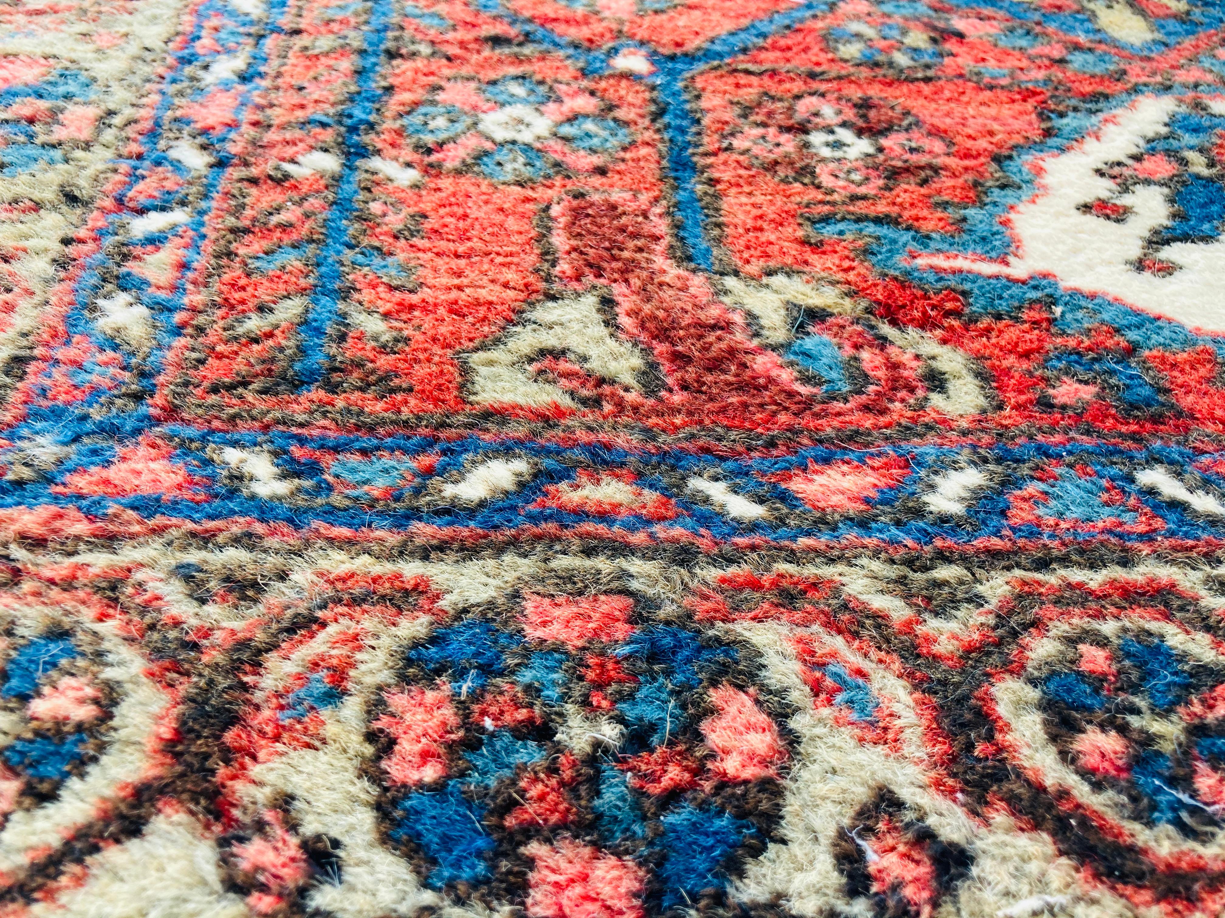 Hand Knotted Vintage Carpet Runner from Turkey For Sale 7