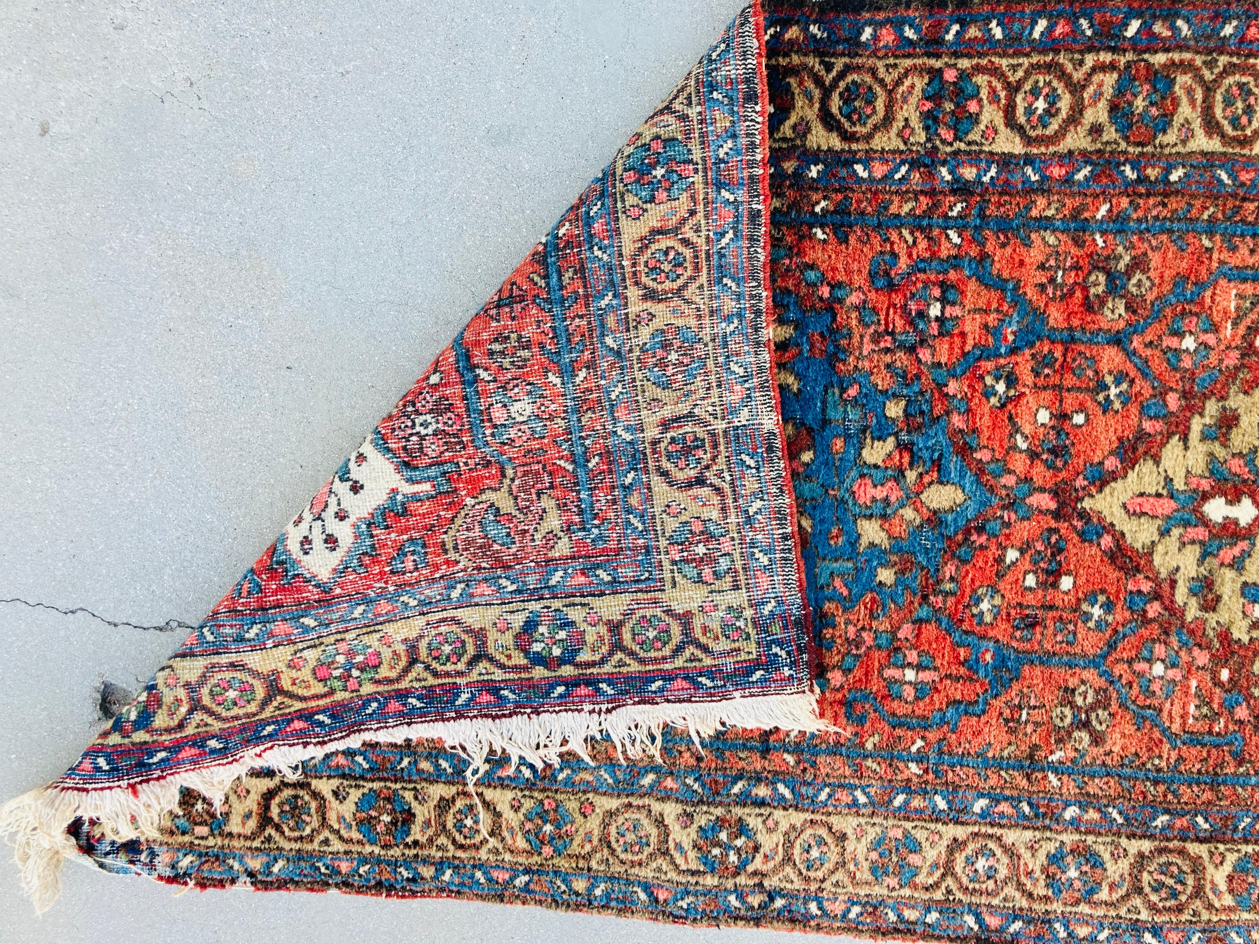 Hand Knotted Vintage Carpet Runner from Turkey For Sale 10
