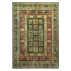 Hand Knotted Vintage Midcentury Rug Geometric All-Over Pattern by Rug & Kilim