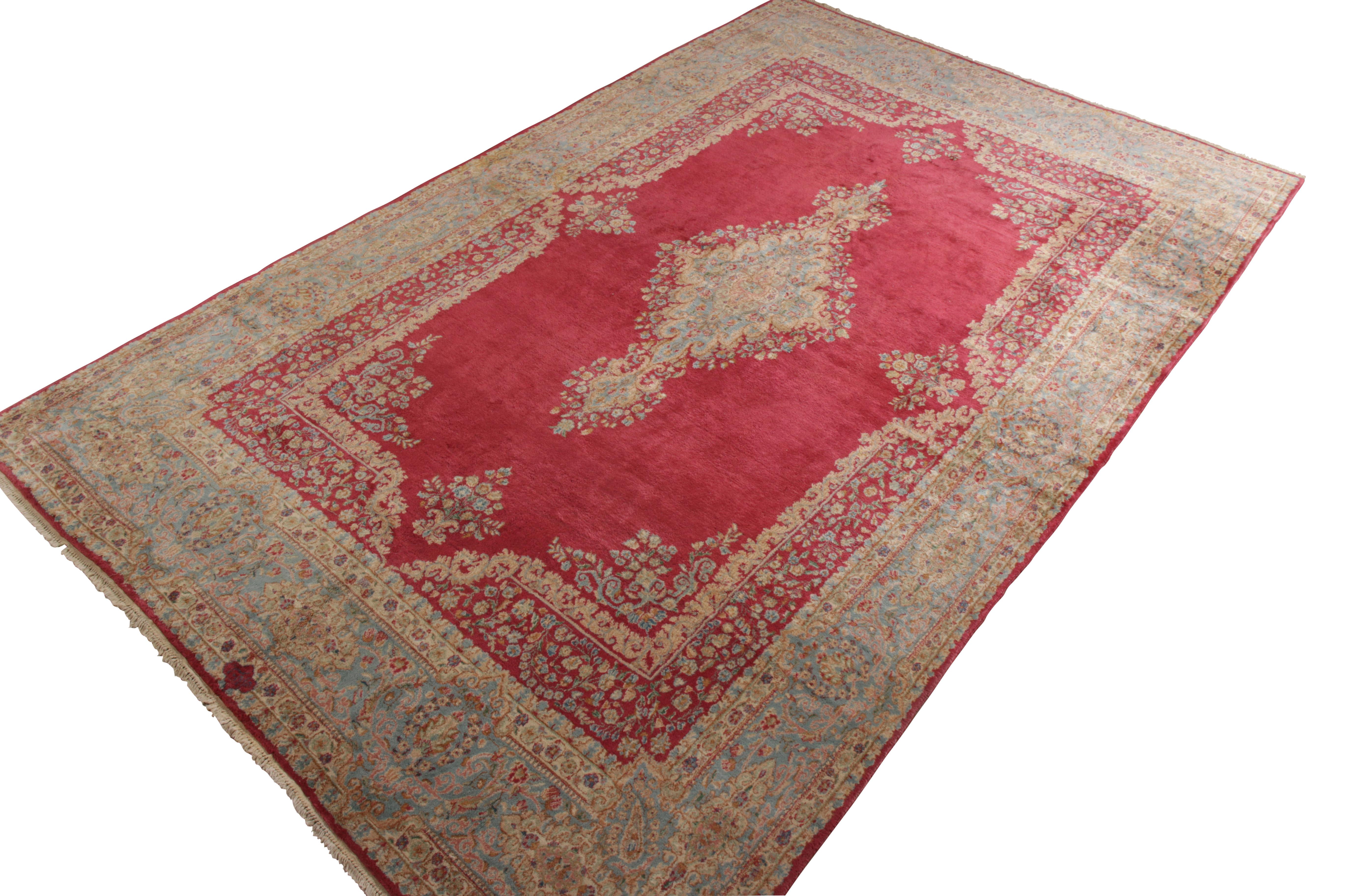 Other Antique Persian Kerman rug, with Red Open Field and Medallion, from Rug & Kilim For Sale