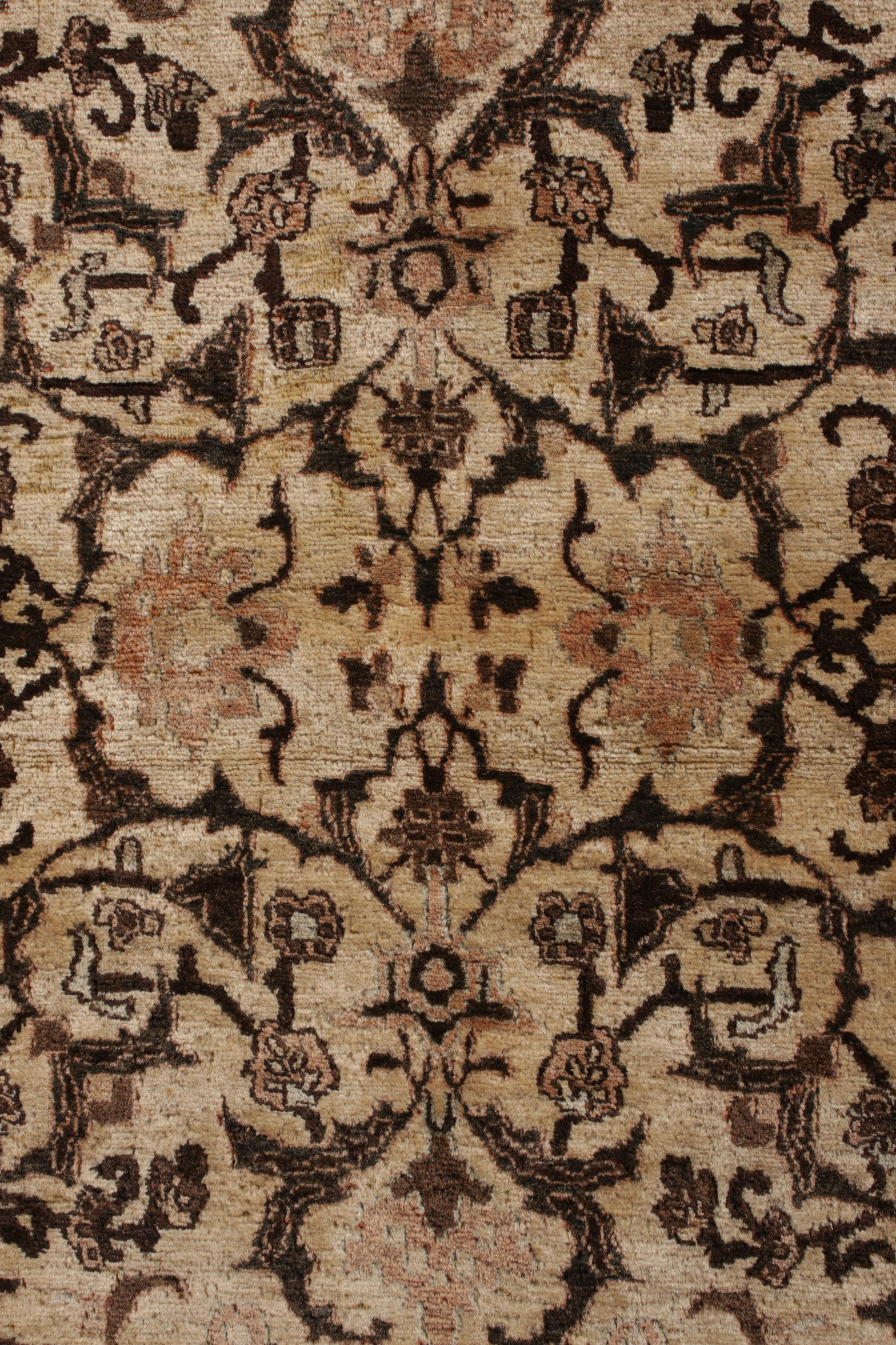 Hand-Knotted Hand Knotted Vintage Persian Qum Rug All-Over Floral Pattern by Rug & Kilim For Sale