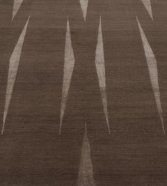 Hand-Knotted Wool Contemporary Moroccan-Inspired Rug