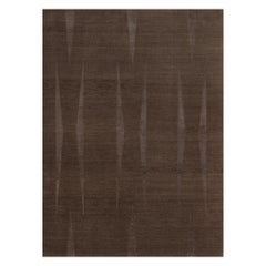 Tapis contemporain d'inspiration marocaine en laine nouée à la main