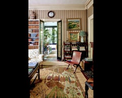 Hand-Knotted Wool Landscape Rug Inspired by Antique Tabriz Design, 8'11" x 12'2"