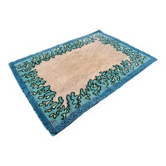 Hand-Knotted Wool Poseidon Rug by Elizabeth Garouste and Mattia Bonetti