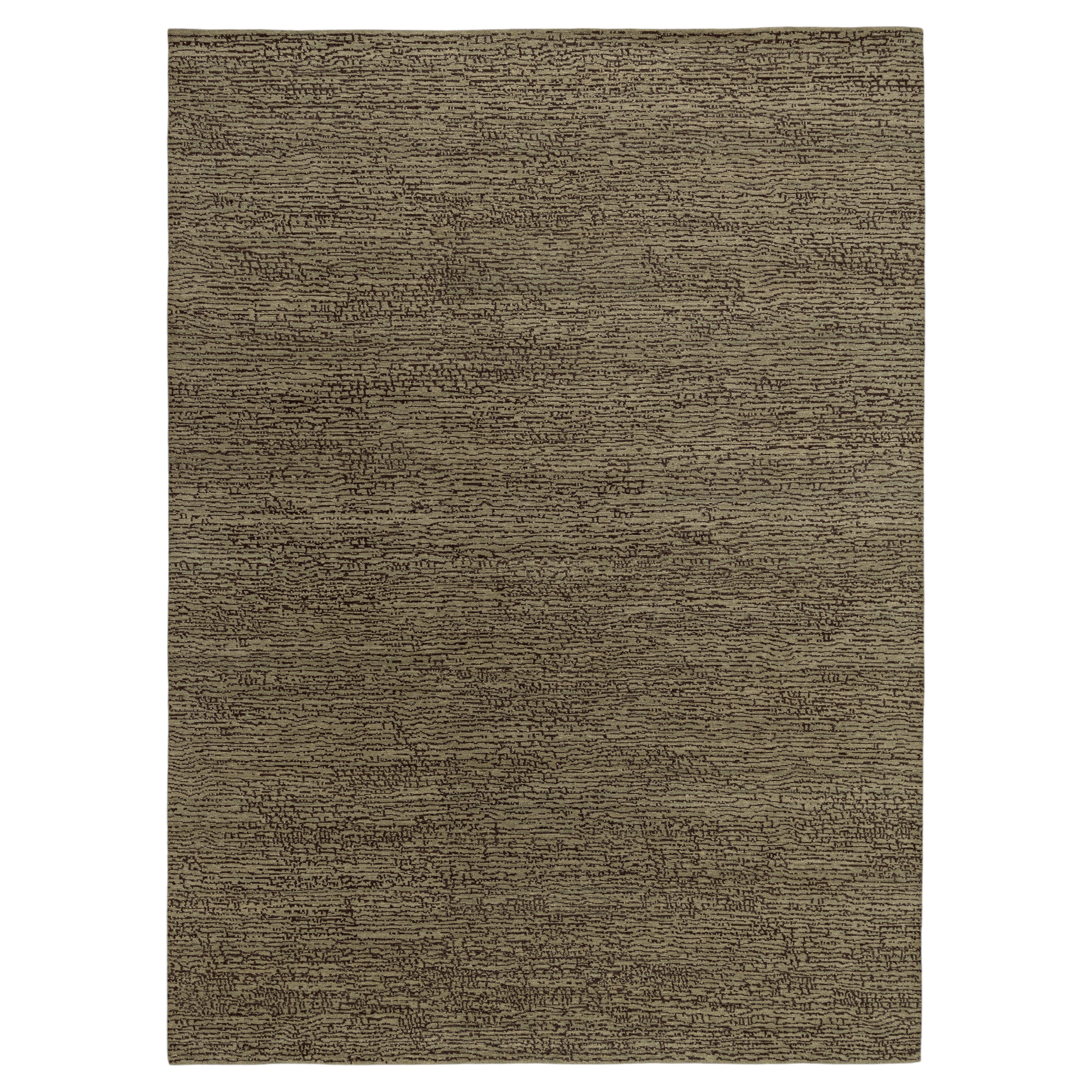 Hand-Knotted Wool Rug by Kristiina Lassus, Uuru GRE For Sale