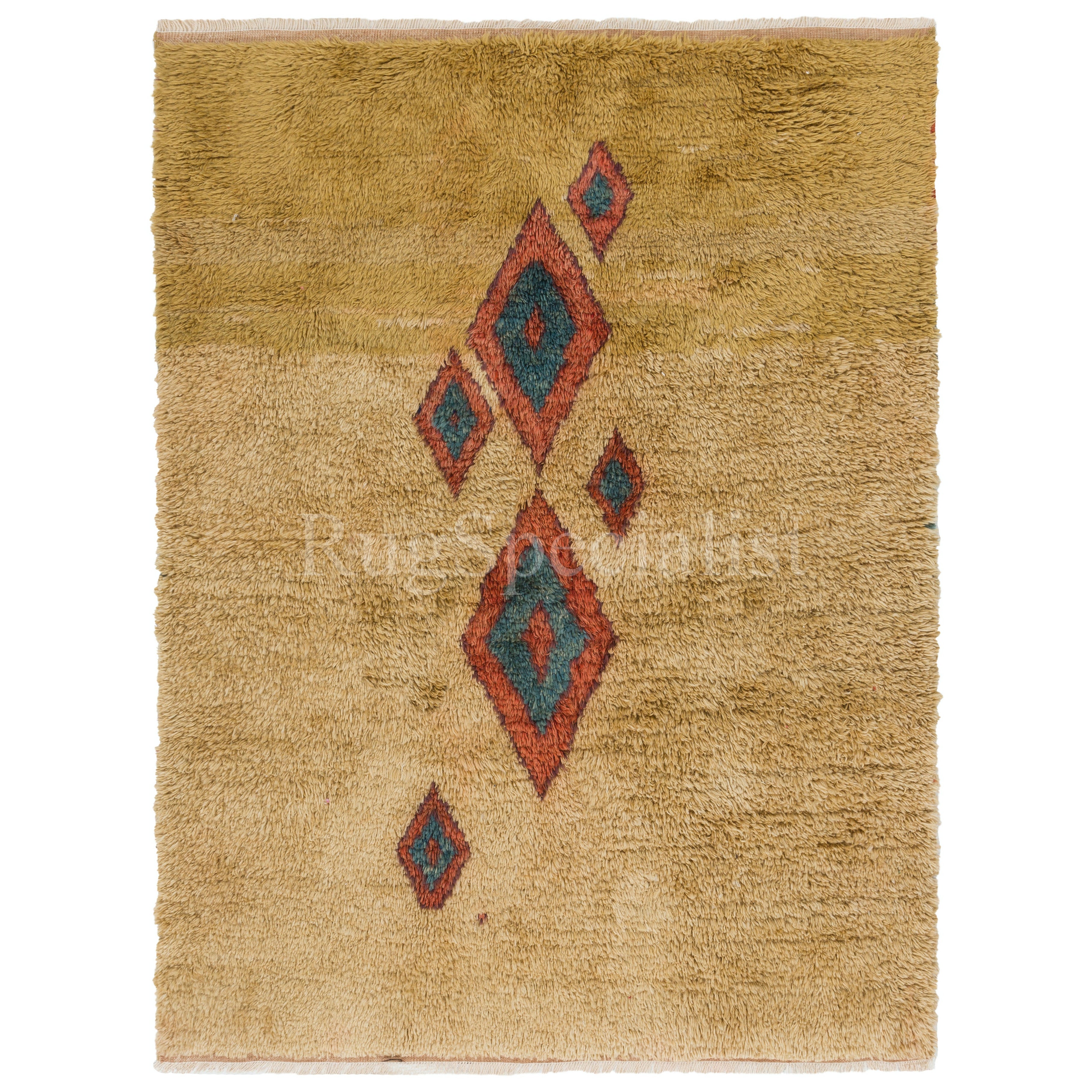Hand-knotted Wool Rug. Custom Options Available. Moroccan Berber Style Carpet For Sale