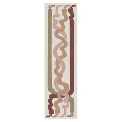 Handgeknüpfter Wollteppich „Heels (Pastell)“ von Jazmin Berakha