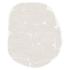 Hand-knotted wool rug "Pure Rock" by Lalana