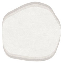 Hand-knotted wool rug "Warm Spectrum" by Lalana