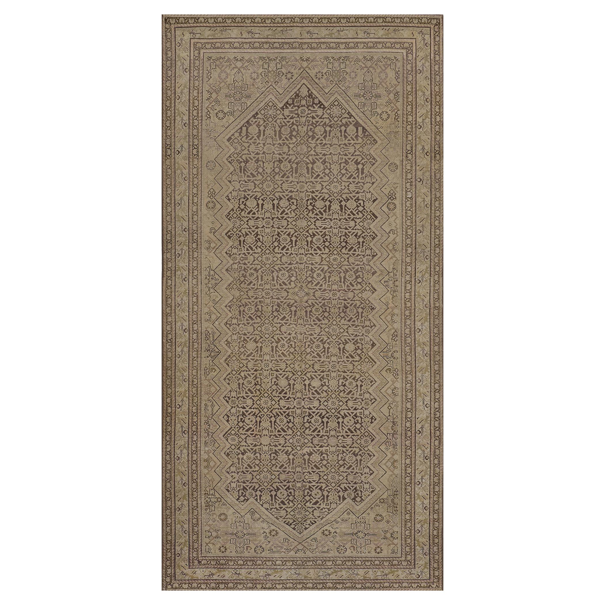 Alfombra Persa Antigua Malayer Tradicional de Lana Anudada a Mano