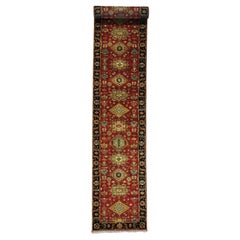 Hand Knotted Extra Large Runner Karajeh 100 Percent Wool Oriental Rug
