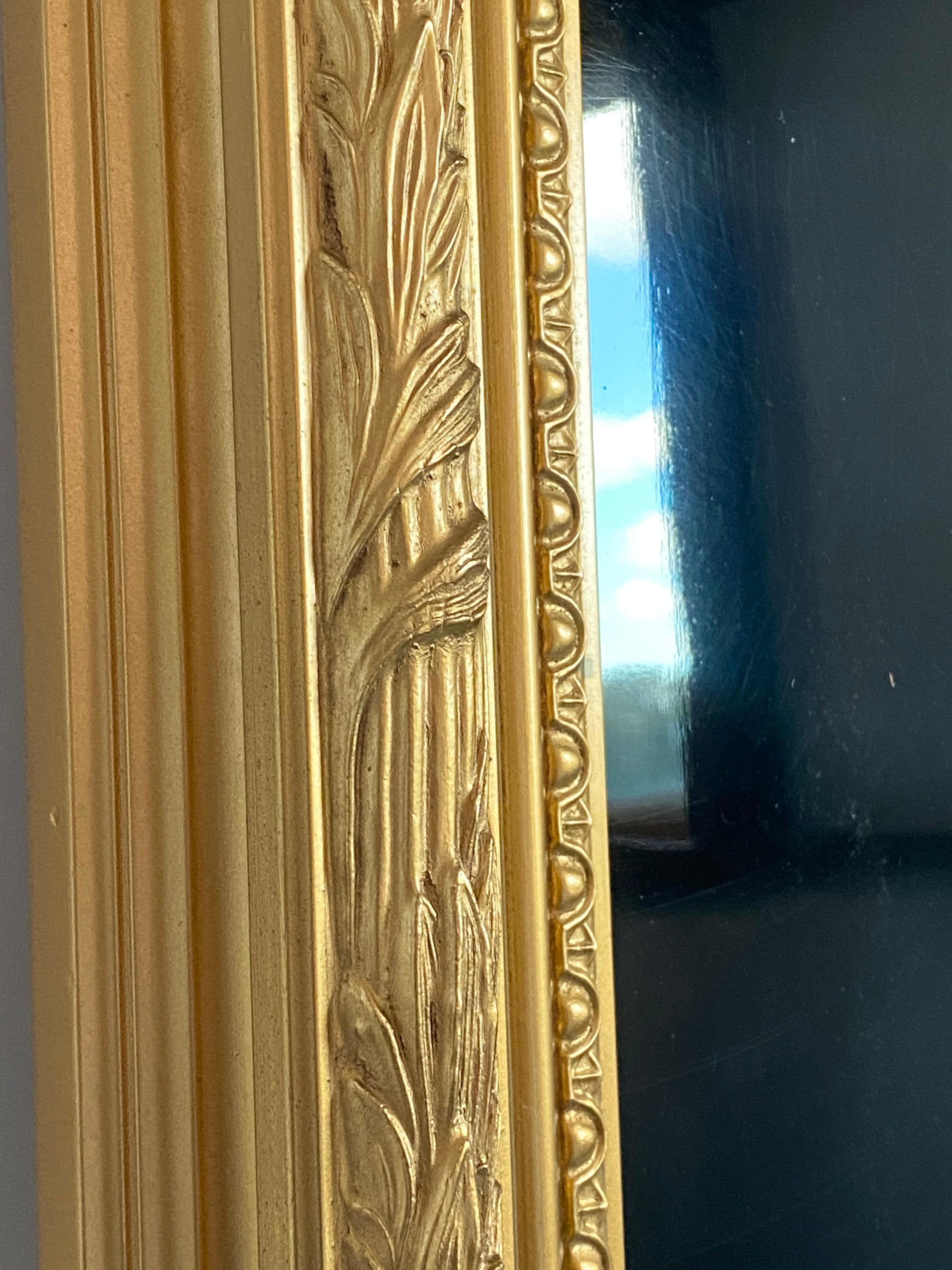 Handlackierter Klavierdeckel in vergoldetem Holzrahmen im Angebot 9