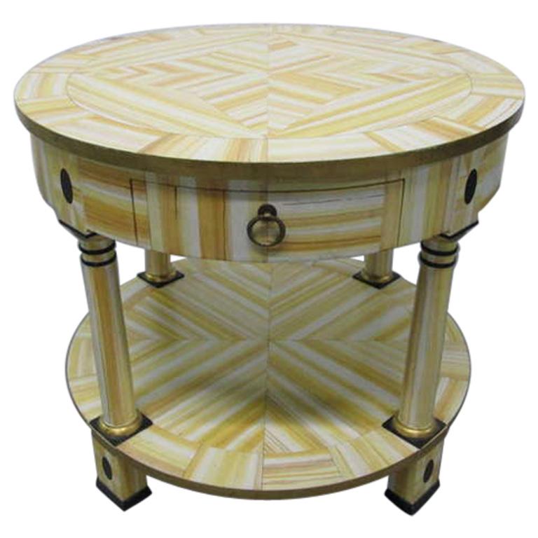 Hand Lacquered Table by Alessandro for Baker Furniture Company For Sale