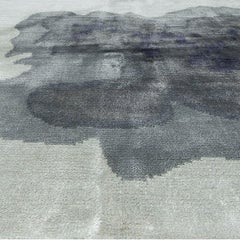 Hand-Loomed Abstract Ombre Rug in "Cloudstep" by Doris Leslie Blau
