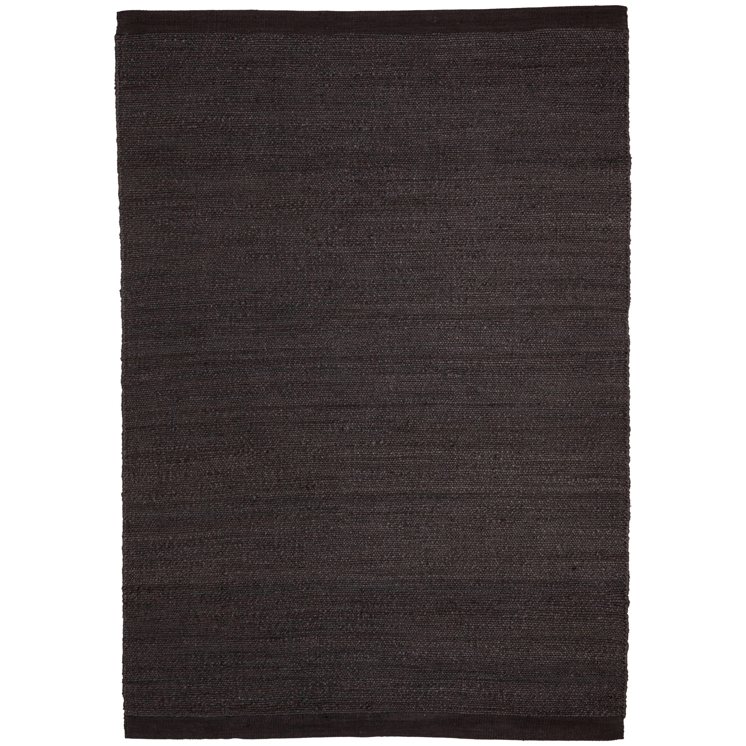 Hand-Loomed Herb Rug by Nani Marquina in Black/Charcoal, Extra Large For Sale