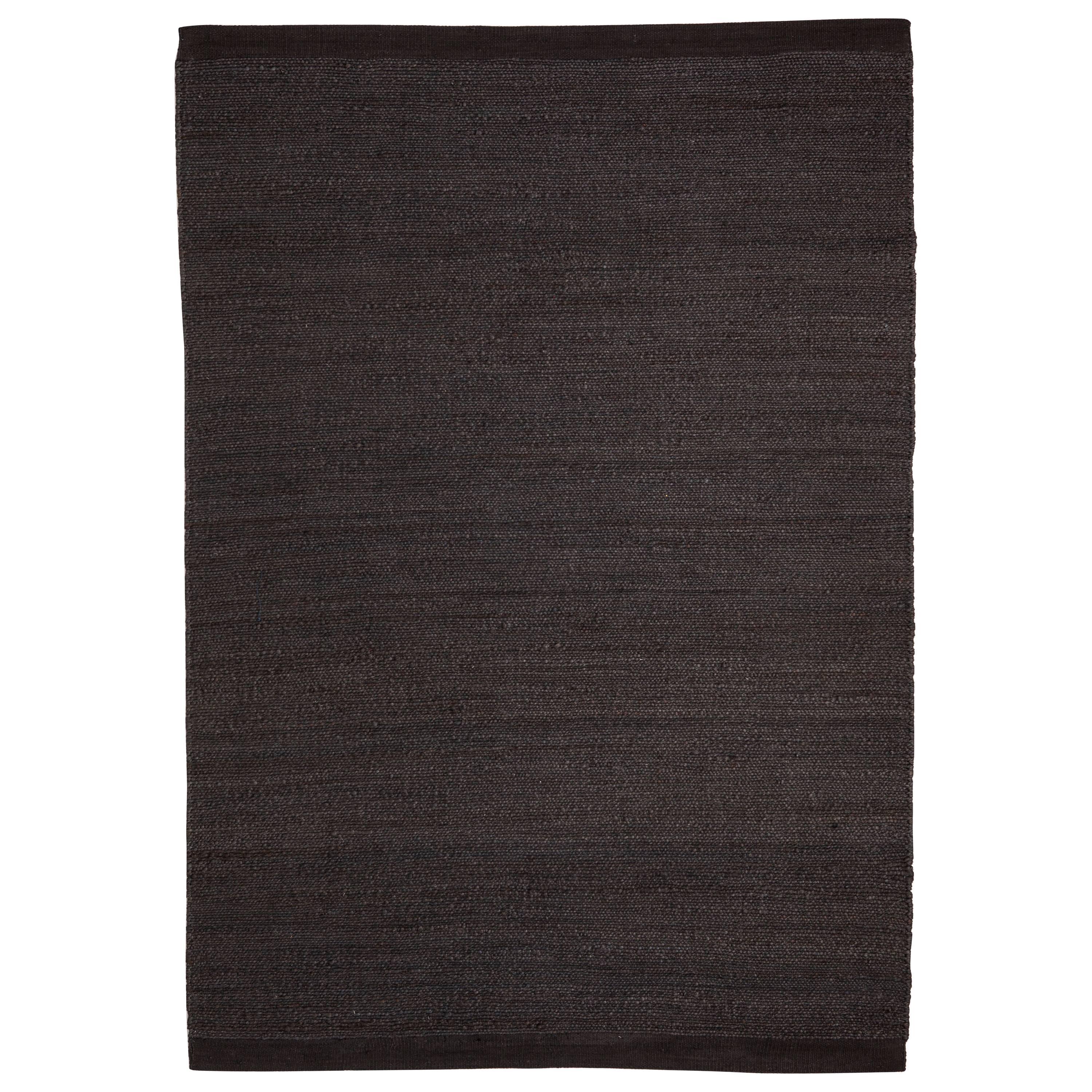 Hand-Loomed Herb Rug by Nani Marquina in Black/Charcoal, Medium For Sale