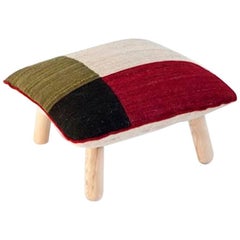 Hand-Loomed Me´lange Pouf Color 1 by Nanimarquina
