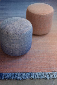 Hand-Loomed Nanimarquina Shade Pouf 2A by Begüm Cana Özgür