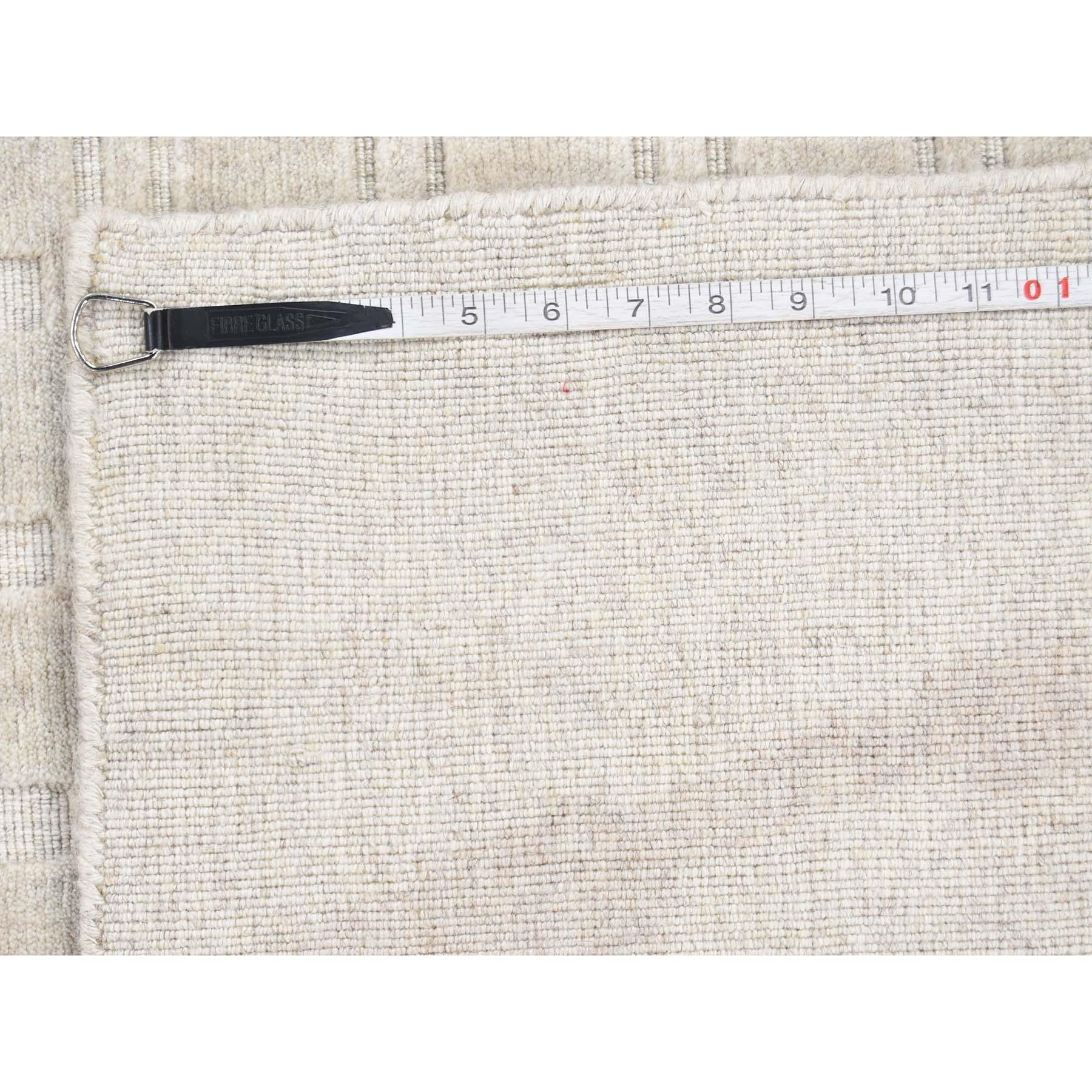 Hand-Loomed Pure Wool Tone on Tone Oriental Rug 5