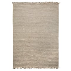 Hand Loomed Super Soft Customizable Karma Rug in Cream Extra Large