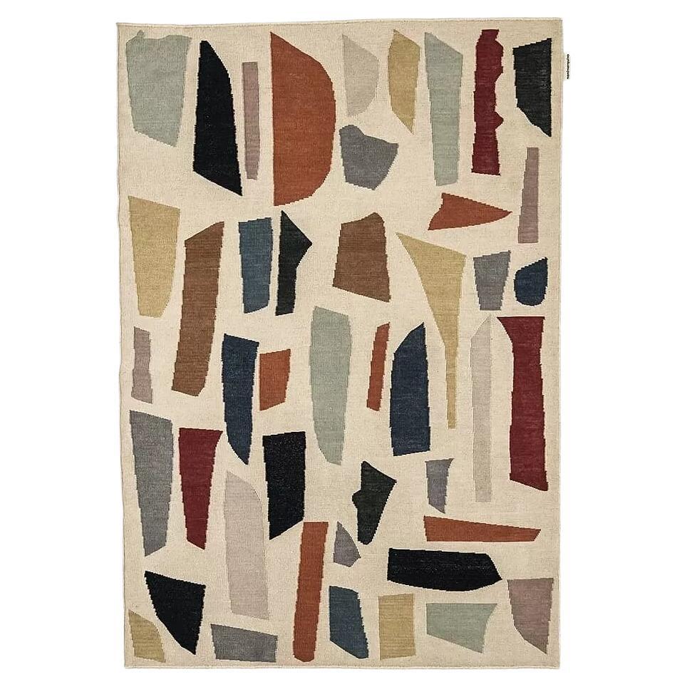 Hand Loomed Tones Kilim Pieces Rug by Nanimarquina, Large For Sale