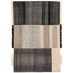 Hand-Loomed Tres Rug in Black by Nani Marquina & Elisa Padron, Extra Large