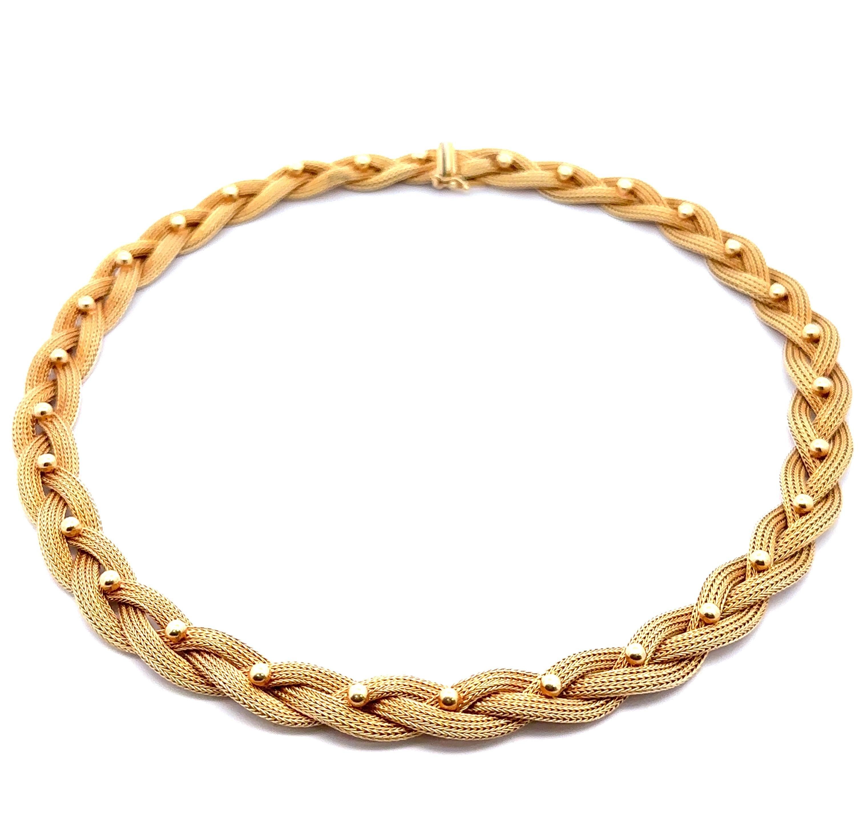 Women's Hand Made 14k Gold 18