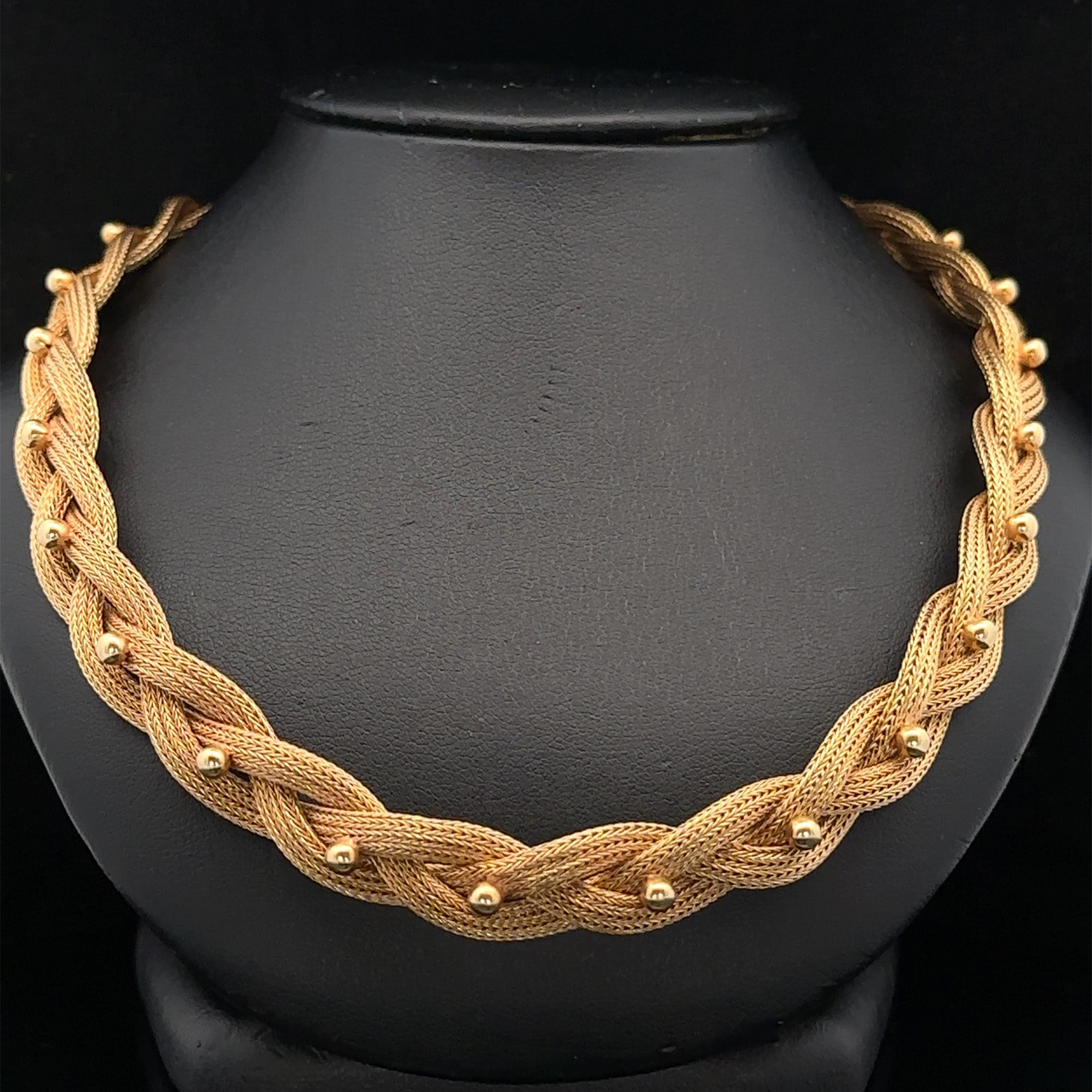 Hand Made 14k Gold 18