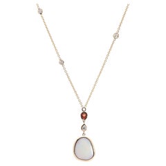 Hand Made 14K Yellow Gold, Natural Colored Sapphire, Natural Diamonds & Natural
