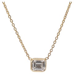 Hand Made 18K Yellow Gold, Natural Diamond Necklace