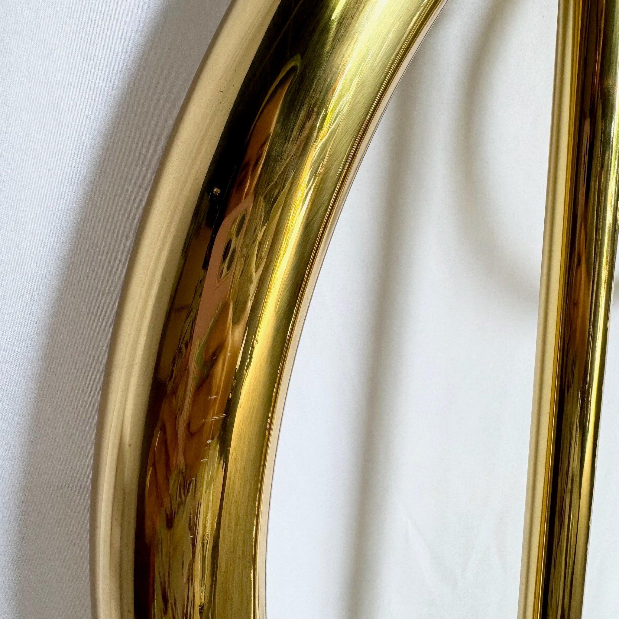 Hand Made Brass Queen Headboard and Footboard by Joao Isabel For Sale 1