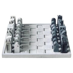 Hand Made Brutalist Chess Set by Jordy Virguetti