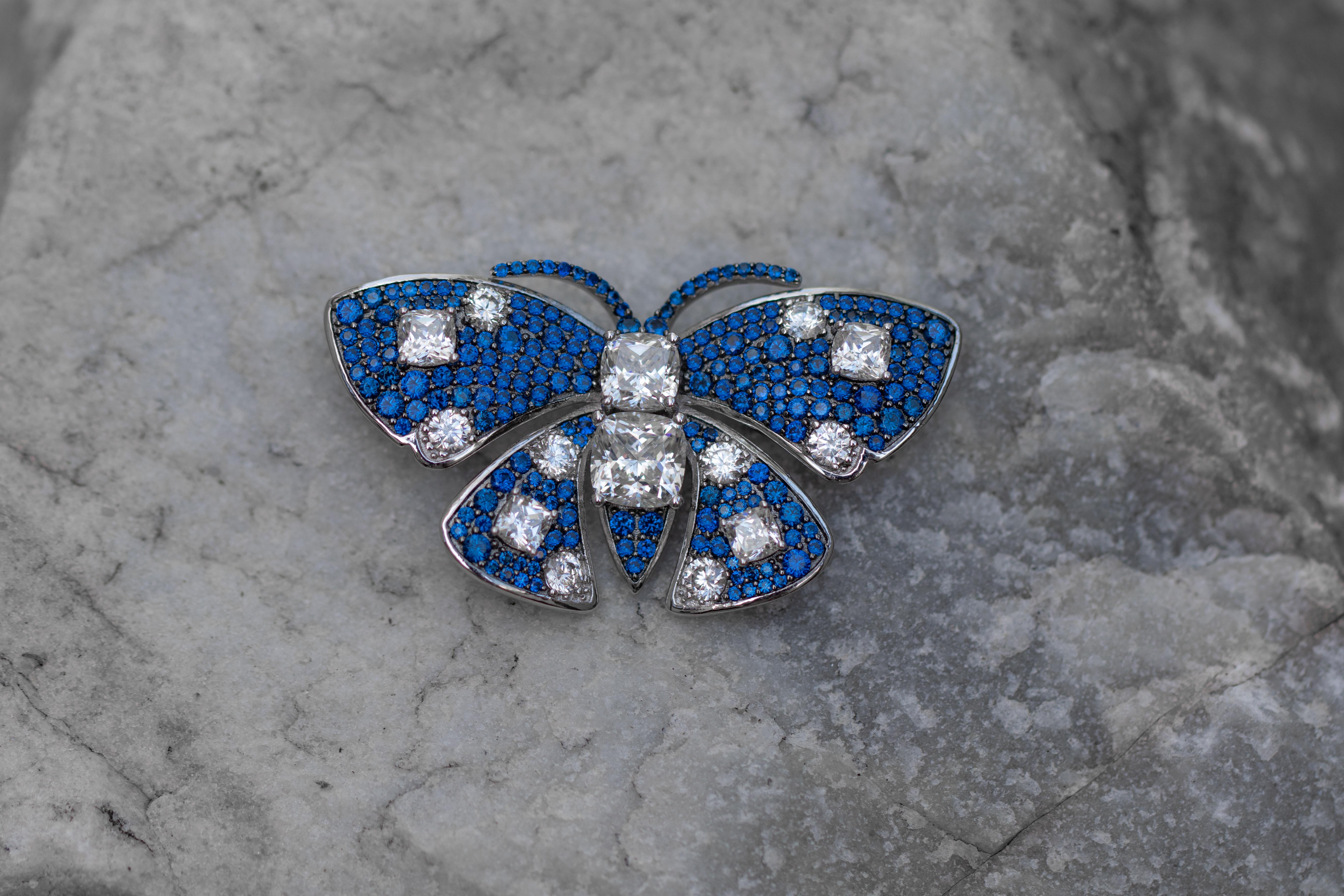 Women's or Men's Handmade Butterfly Brooch
