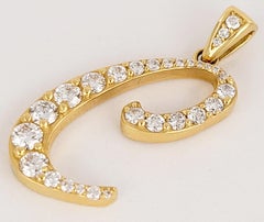 Hand Made A.I.C. en or jaune 14K avec des diamants