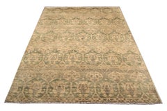 Damask Modern Rug Handmade Carpet Contemporary Oriental Rug