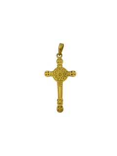 Hand-Made Celtic 18 karat Yellow Gold Cross