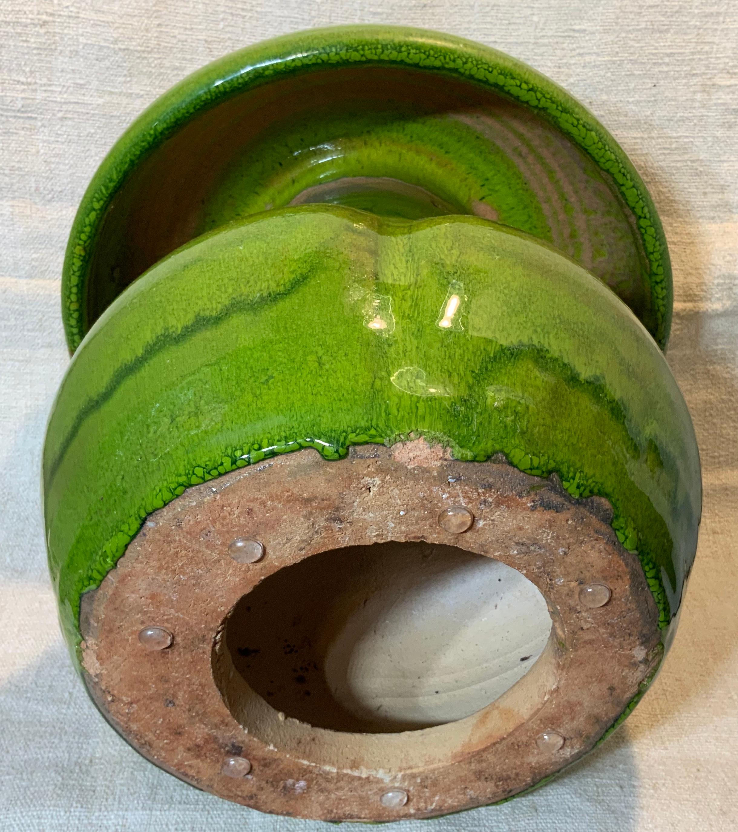 Handgefertigte Center Piece glasierte Keramik Pilz 10