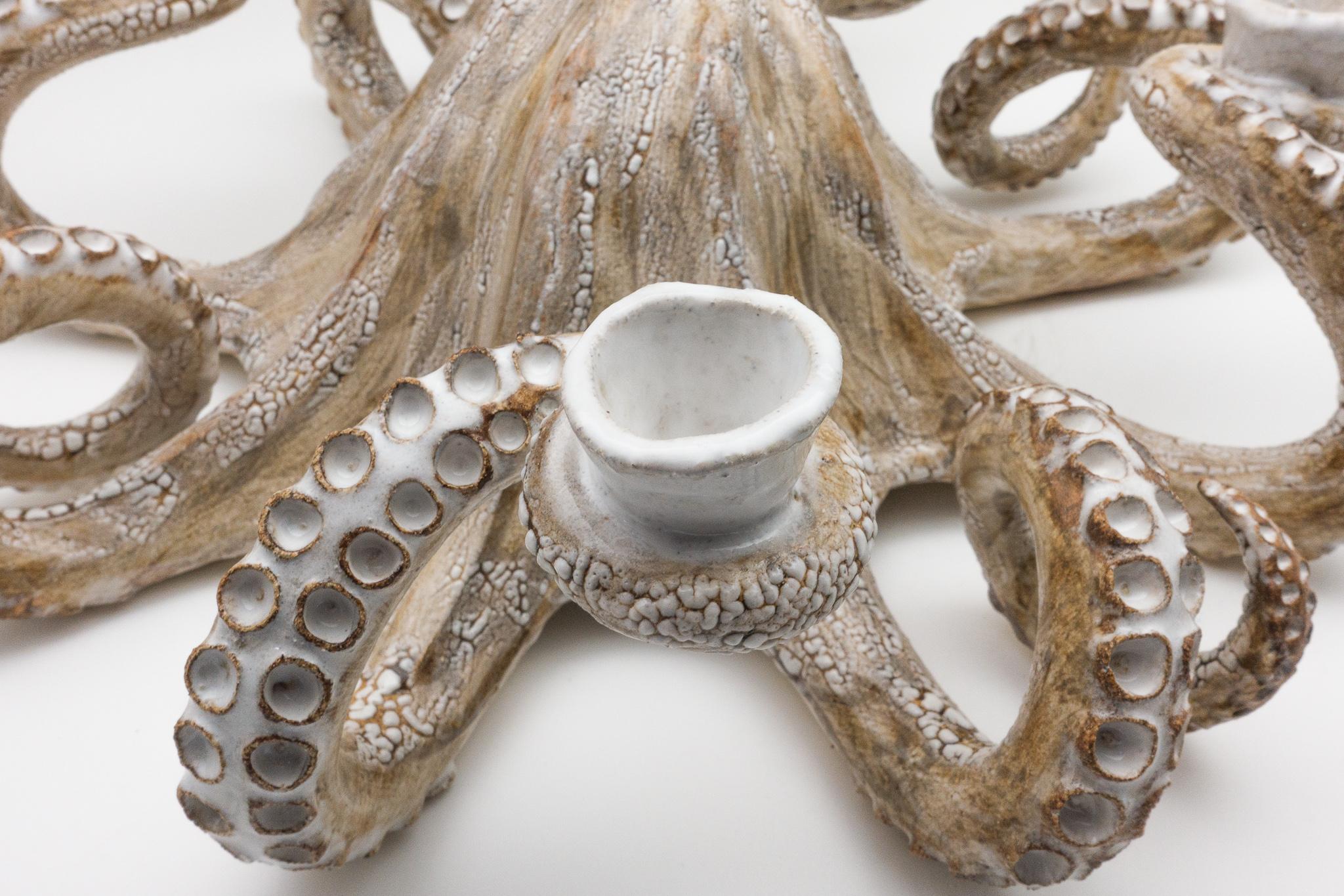 octopus ceramic sculpture