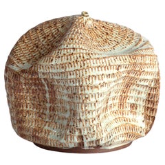 8"x10" One-of-a-Kind Wabi-Sabi Organic Textured Ceramic Art Vessel by Skoby Joe